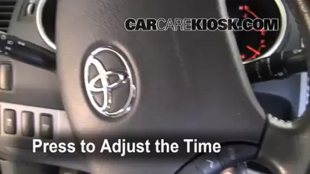 2009 Toyota Tacoma Pre Runner 4.0L V6 Crew Cab Pickup (4 Door) Clock Set Clock